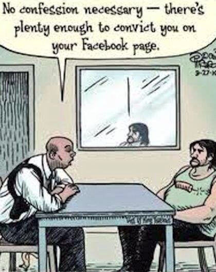 Social Media Forensics Expert Facebook Confession Comic