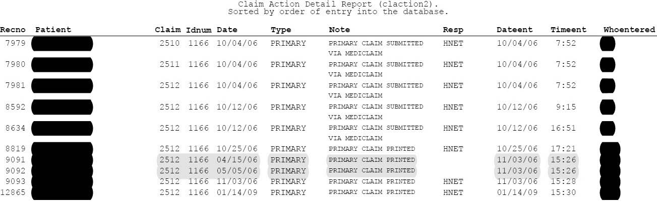 Patient Data Extracted to Prove Fraud